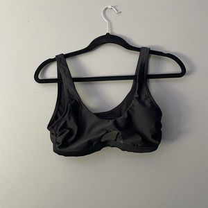 Black bathing suit top